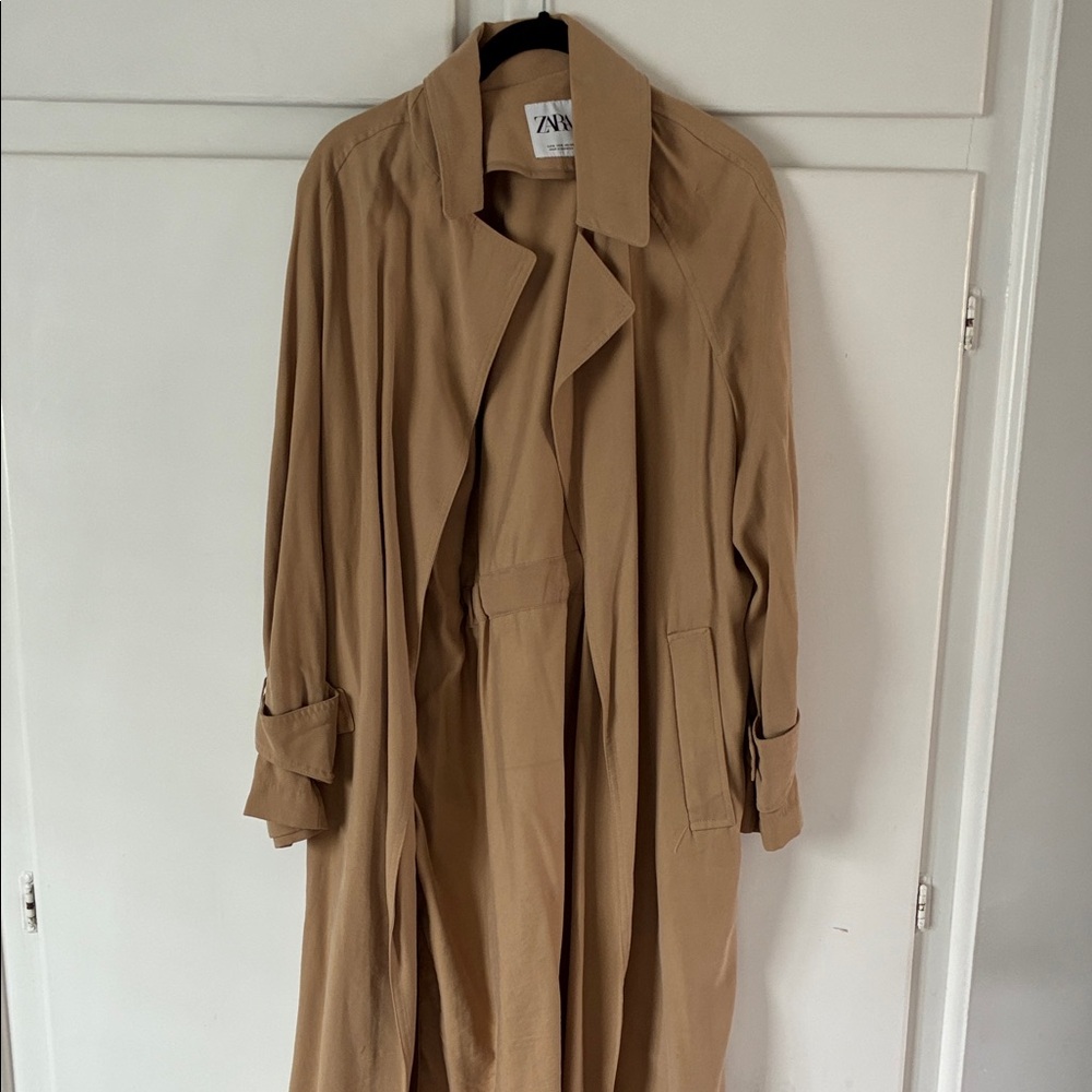 Zara Camel Long Coat